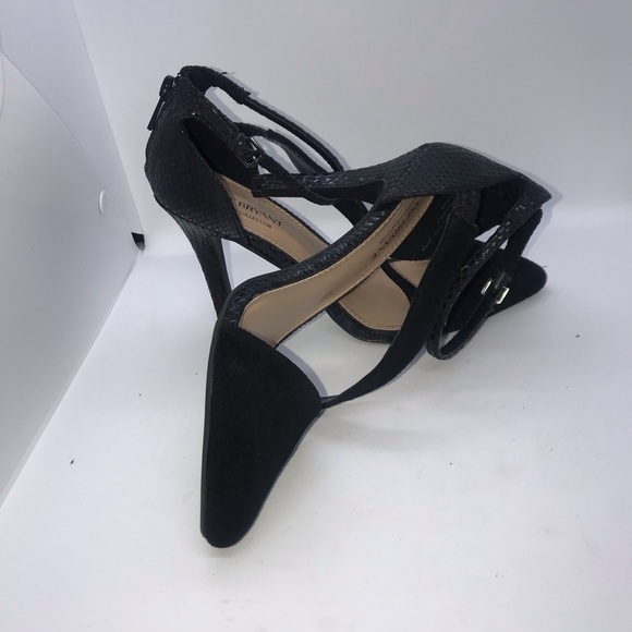 LANE BRYANT LEATHER COLLECTION STRAP HEELS Sz 10 - Picture 3 of 8